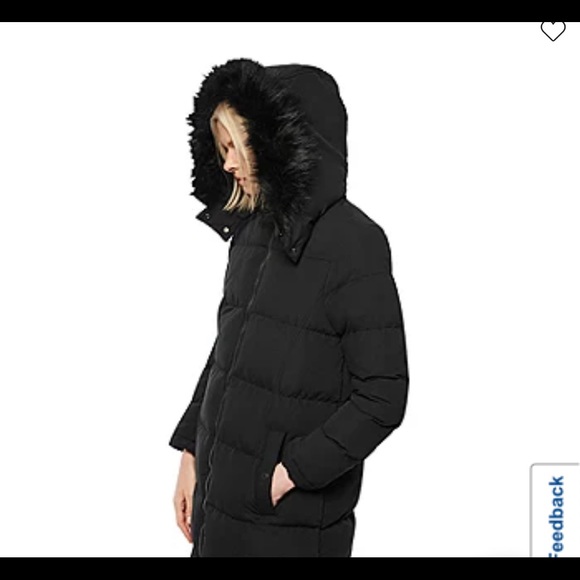 Black Winter Coat with Goose Down Marc New York - Picture 2 of 5
